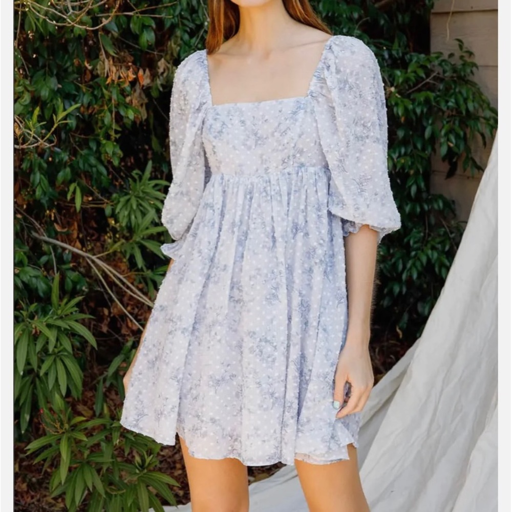 Floral babydoll dress